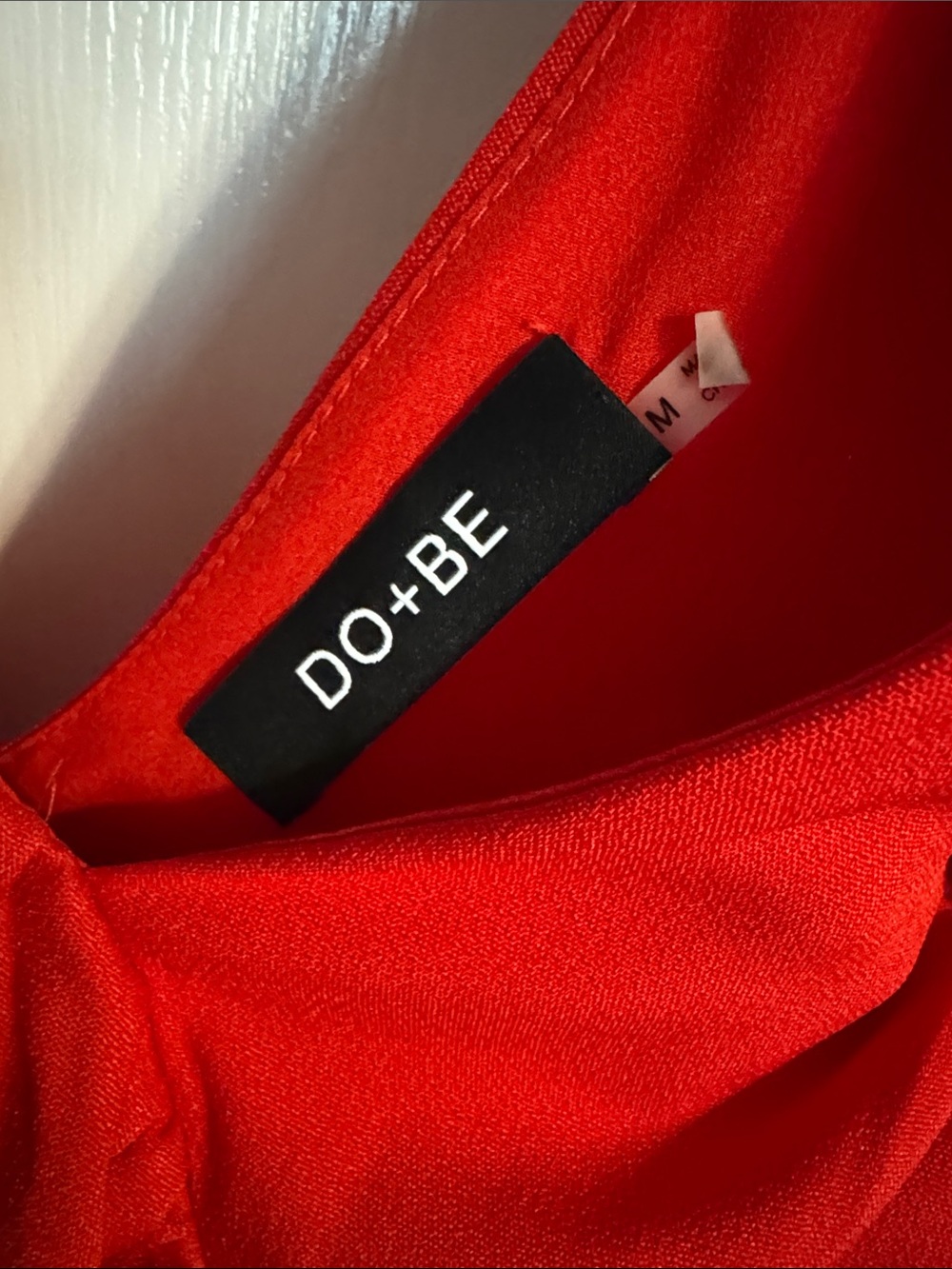 Vici Red One-Shoulder Ruffle Jumpsuit - Picture 2 of 4